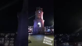 Monumental Clock of Pachuca Hidalgo mex  like the Big Ben in  London UK 󠁧󠁢󠁥󠁮󠁧󠁿 Ringing at 10 pm