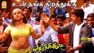 Thanga Nirathuku - HD Video Song |  உன் தங்க நிறத்துக்கு தான் | Nenjinile | Vijay | Isha | Deva