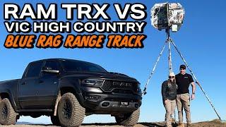 RAM TRX VS VIC High Country! Blue Rag Range Track on the KTM 500 in the freezing cold 