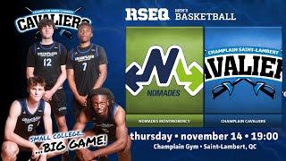 RSEQ Basketball masculin  Montmorency @ Ch.-St-Lambert [2024-11-14]