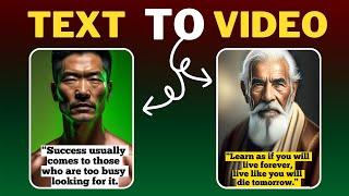 How to Create Motivation Text to Video Using Ai Tools ,#di.d #texttovideo