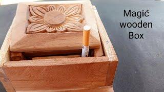 Easy tricks make a cigarette wooden box