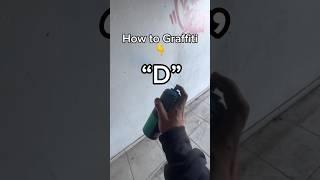 How to easy graffiti letter “D”  #graffiti