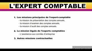 L'expert comptable