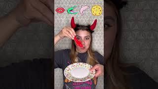 Eating gummy food challenge part 2  Marmalade crocodile or pizza?  #shorts Best video by Hmelkofm