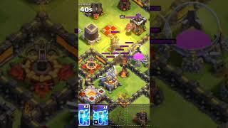 COC Level 8 Lightning  spell Vs Level 7 Air defense 