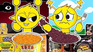 Incredibox Sprunki - Sprunki Simon VS Retake Simon Convenience Store Food Mukbang Animation | ASMR