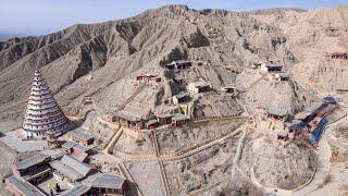 The whole mountain is covered with temples? A trip to the Tibetan Buddhist monastery Wenshu Temple4K