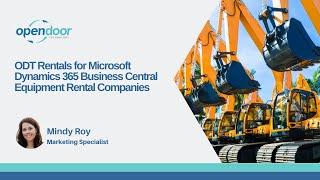 ODT Rentals for Microsoft Dynamics 365 Business Central Equipment Rental Companies