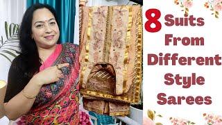 Reuse old Saree Ideas|Stitching pattern|Saree Reuse|Latest kurti Design|How to Reuse old Saree|Ashi