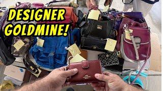 Designer Bag Heaven At The World's Largest Garage Sale