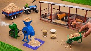 diy tractor heavy trolley feed loading for farms animals science project @sanocreator