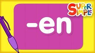 Word Family "en" | Turn & Learn ABCs | Preschool Learning