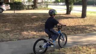 Seth's first bike riding launch(HD)