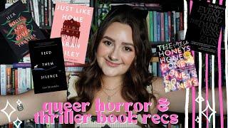 queer horror & thriller book recommendations 2023 | my top 12 lgbtqia+ book recs for spooky season!