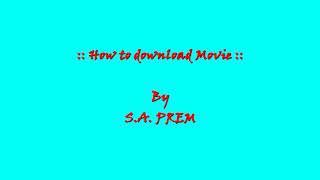 How to Download Movie from worldfree4u