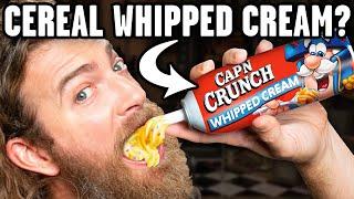 Crazy Whipped Cream Flavors (Taste Test)