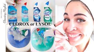 THE BEST TOILET BOWL CLEANER? *CLOROX or LYSOL*