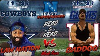 Cowboys vs. Giants NFC EAST Super Friends Battle + More