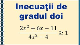 IX. Inecuatii de gradul doi | Matera.ro