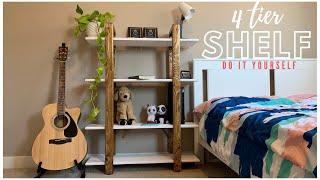 4 Tier SHELF DIY | Easy Build - Do It Yourself