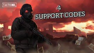 Tacticool game - FREE SUPPORT CODES = FREE REWARDS  Check it out! 2024