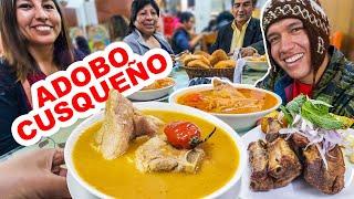 Probé un TÍPICO DESAYUNO CUSQUEÑO con mis SUSCRIPTORES  (Adobo y Chicharrones) | Jordy Aventurero