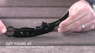 Best Black Karambit Claw Knife by Under Control Tactical - 100% Satisfaction Guarantee!