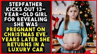 Stepfather kicks out 13-year-old girl for revealing she was pregnant on Christmas Eve. Years later..