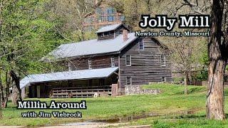 Let's explore Jolly Mill. Using a water powered grist mill to grind corn or for making flour.