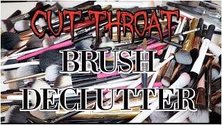 DECLUTTERING OVER HALF OF MY MAKEUP BRUSHES | BRIT CLARKE