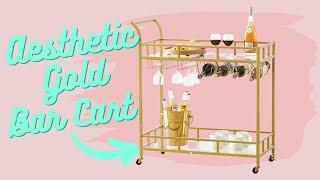 VEVOR Bar Cart Gold Review: Stylish and Functional Home Serving Cart