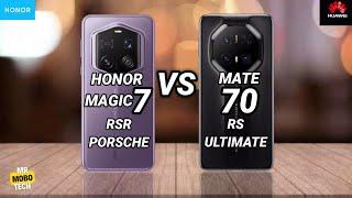 Honor Magic 7 RSR Porsche Design vs Huawei Mate 70 RS Ultimate | Mr Mobo Tech