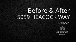 5059 Heacock Way Antioch CA 94531 │ Before and After Staging by Sheila Zarekari Realtor