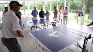 Pro golfer Matt Kuchar: table tennis star