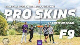 Pro Skins At Tower Ridge Disc Golf Course | F9 | Koling, Barsby, Locastro, Robinson | 2024