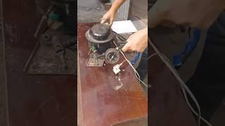 Самоделка из компрессора от старого холодильника Компрессор для автомобиля #diy #самоделка #tool