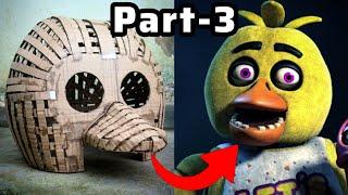 Movie Chica Cosplay Part 3 How To Make Cardboard Mouth Shape FNAF DIY