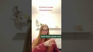 Christian Leader Characteristics