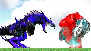 NOVA THE DESTROYER BOSS VS BACON OVERLORD GOLEM BOSS (ARK SURVIVAL EVOLVED BATTLE BOSSES)