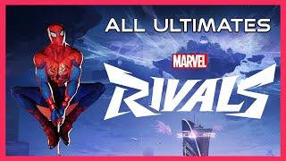 Marvel Rivals (Closed Alpha) All Ultimates & Voice Lines