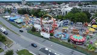 Drone View - 2024 National Cherry Festival - Traverse City, Michigan - From Above!