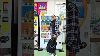 Autumn vibes  in Tokyo  Some OOTD snaps in front of every vending machine. #shorts #youtube