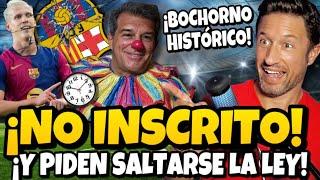 ¡Y LAPORTA LA GUERRA! ¡BOCHORNO MUNDIAL DEL BARÇA AL NO ISCRIBIR A OLMO Y PEDIR SALTARSE LA LEY!