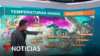 El tiempo frío permanecerá en el país y se espera una nueva tormenta invernal | Noticias Telemundo