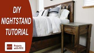 How to make a Nightstand | DIY Nightstand | Concrete Nightstand