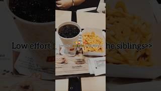 SIBLINGS McD DATE  #siblings #date #love #shorts #trending #youtubeshorts