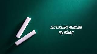 TARIMSAL DESTEKLEME POLİTİKALARI