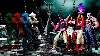 [KOF Mugen] New Final Rugal vs KOF Bosses Team