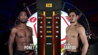 Жоилтон Люттербах vs. Джейсон Понет | Joilton Lutterbach vs. Jason Ponet | ACB 85